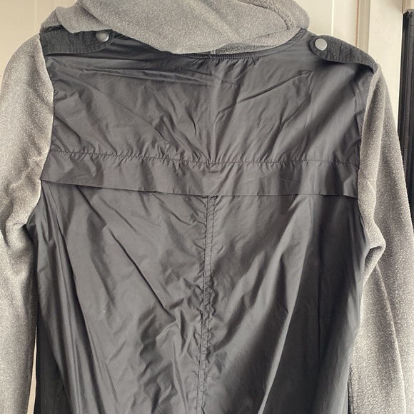 Free People black/gray hooded windbreaker jacket - Picture 10 of 15